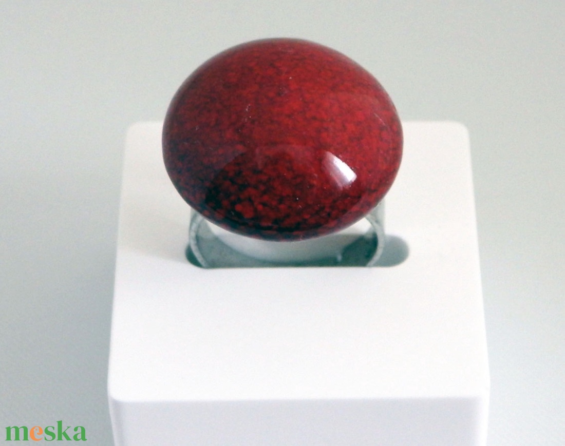 Parázstánc kerámia gyűrű - ékszer - gyűrű - kerek gyűrű - Meska.hu