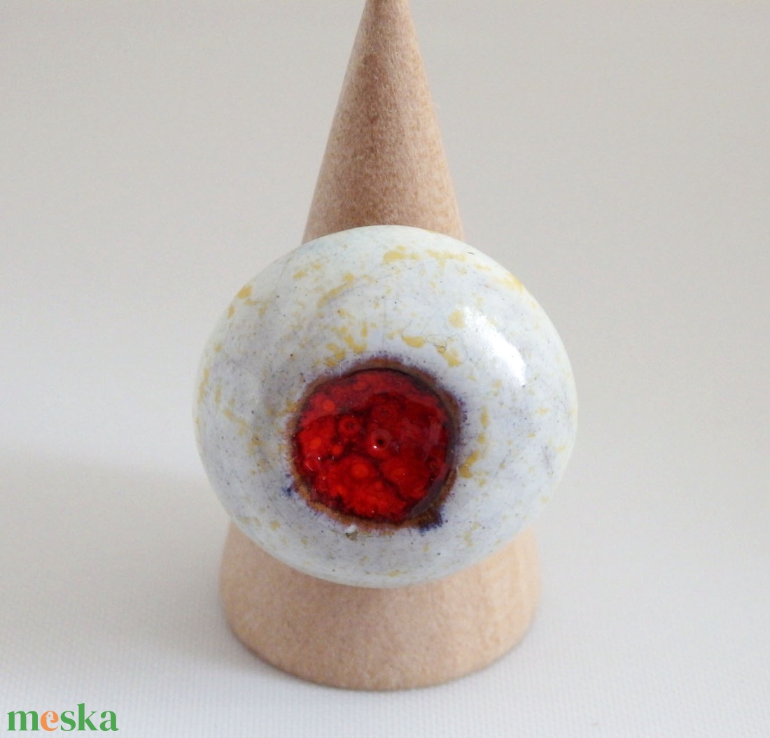 Szupernova kerámia gyűrű - ékszer - gyűrű - kerek gyűrű - Meska.hu