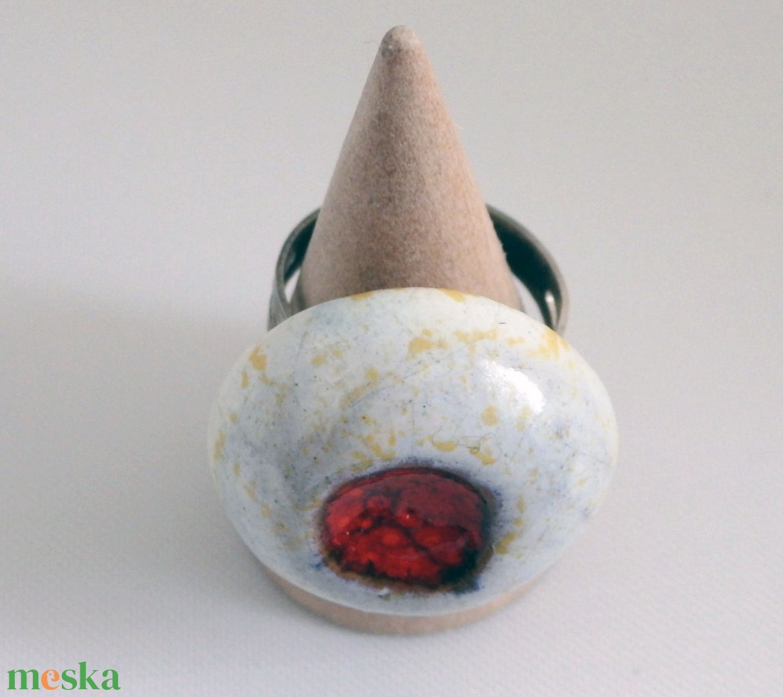 Szupernova kerámia gyűrű - ékszer - gyűrű - kerek gyűrű - Meska.hu