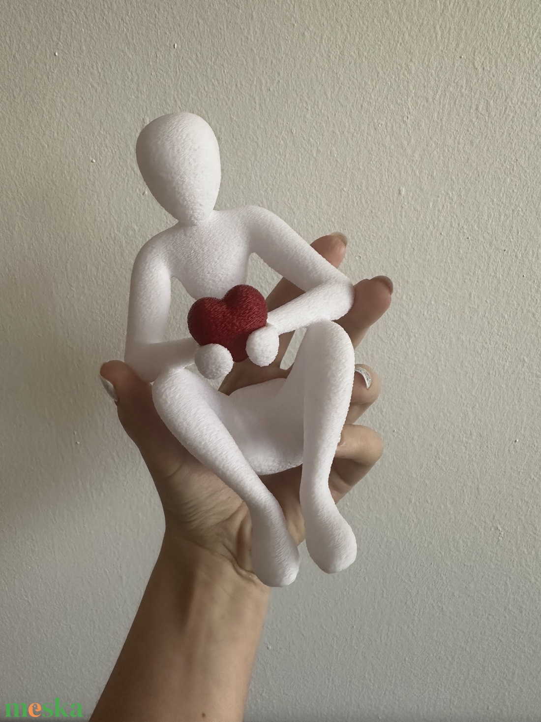 Modern absztrakt figura szívvel 3D nyomtatott dekoráció - otthon & életmód - dekoráció - dísztárgy - Meska.hu Modern absztrakt figura szívvel 3D nyomtatott dekoráció - otthon & életmód - dekoráció - dísztárgy - Meska.hu