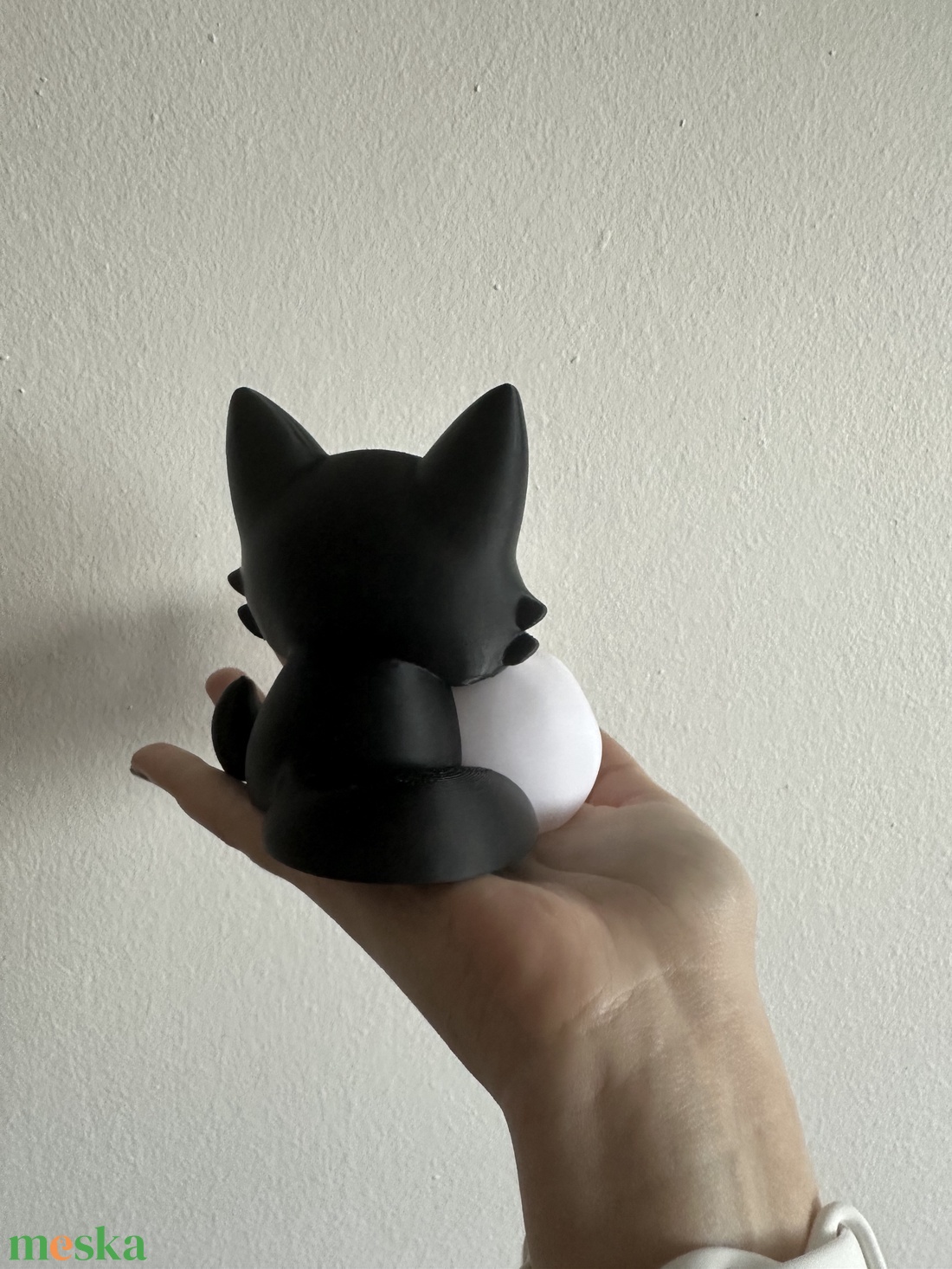 Cuki fekete cica koponyával 3D nyomtatott figura különleges dekornak - otthon & életmód - dekoráció - dísztárgy - Meska.hu Cuki fekete cica koponyával 3D nyomtatott figura különleges dekornak - otthon & életmód - dekoráció - dísztárgy - Meska.hu