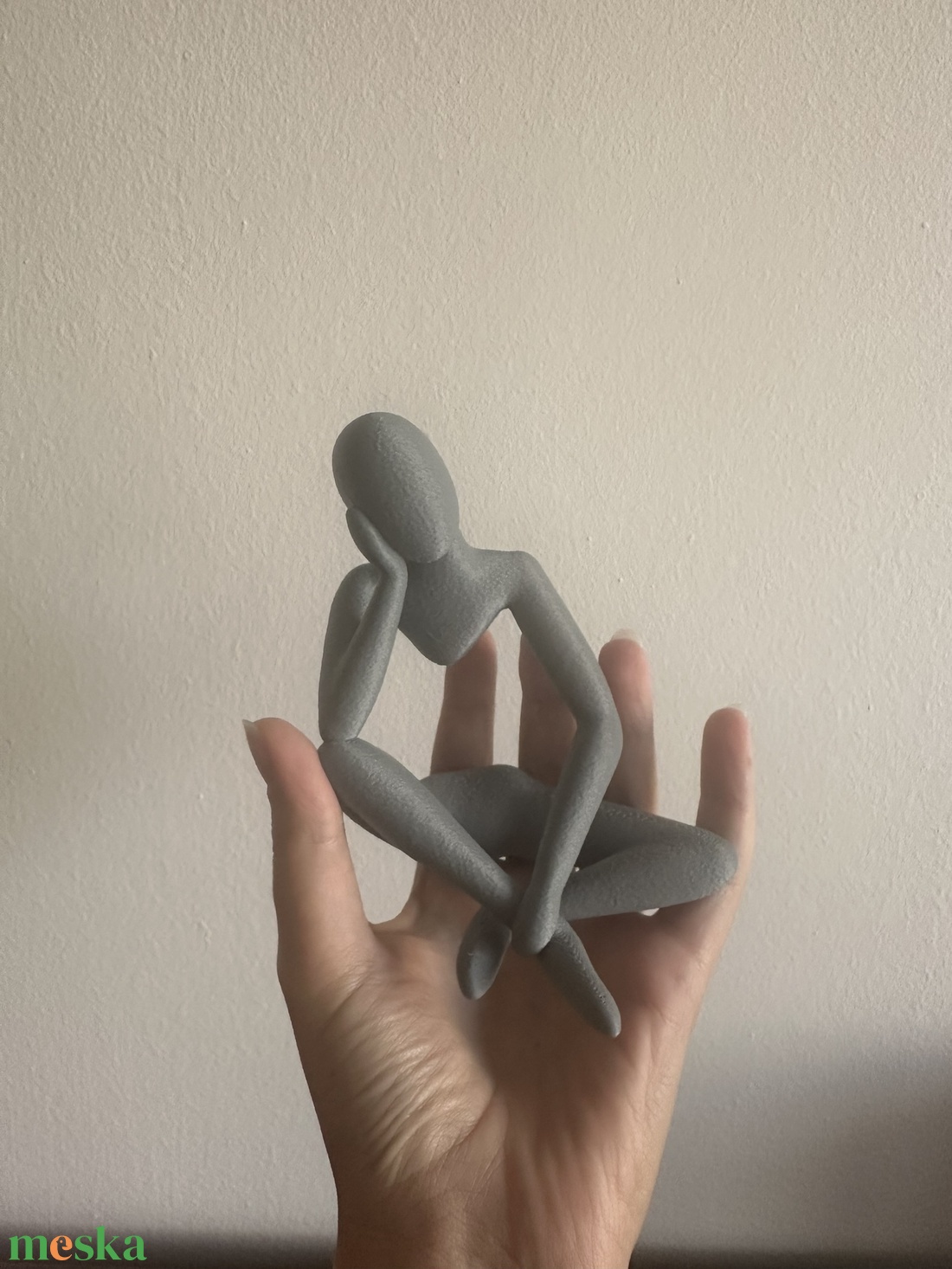 Merengő figura  3D nyomtatott modern szobor - otthon & életmód - dekoráció - asztal és polc dekoráció - asztaldísz - Meska.hu