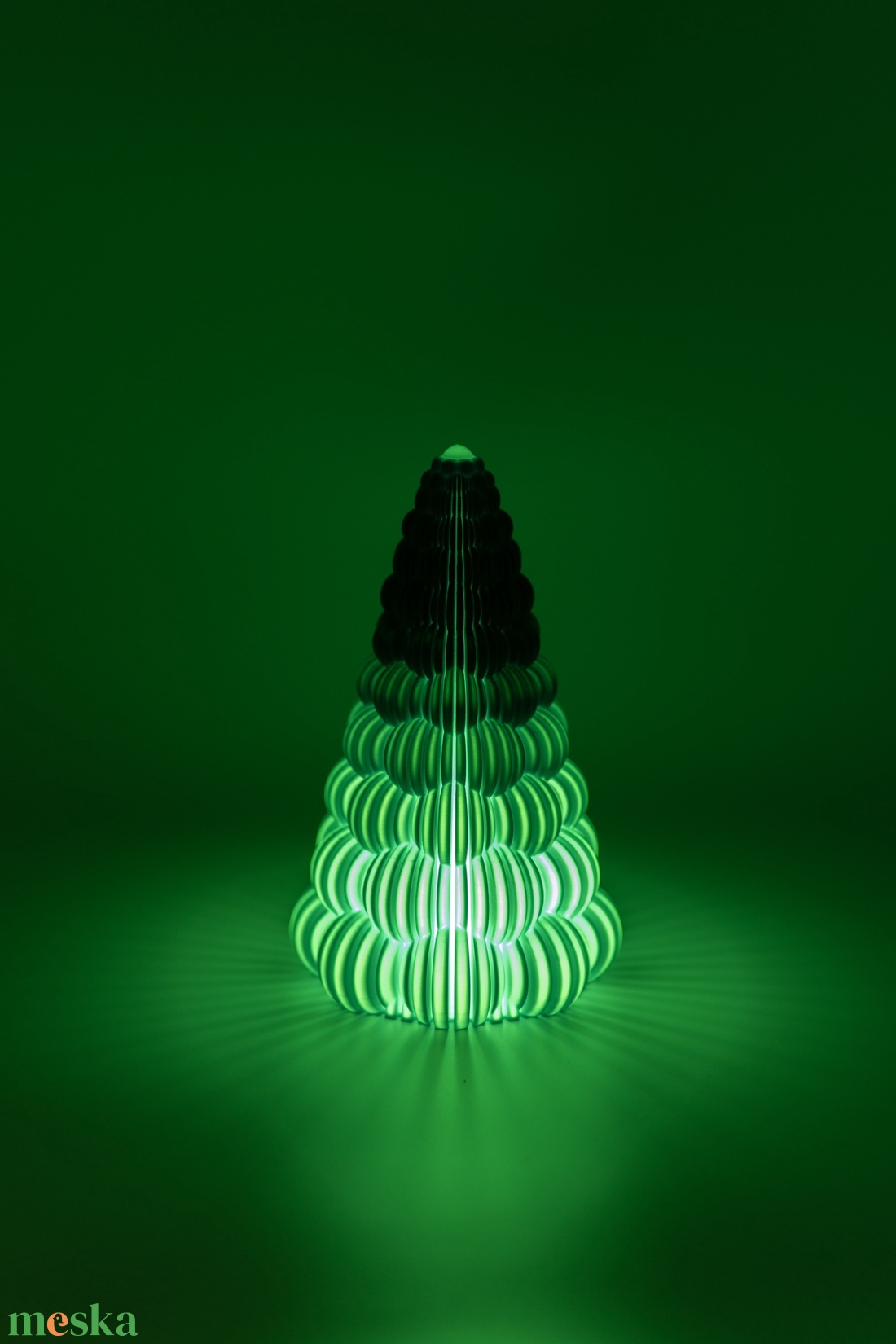 Modern buborékos karácsonyfa - LED teamécsessel - karácsony - karácsonyi lakásdekoráció - karácsonyfa, grincsfa - Meska.hu