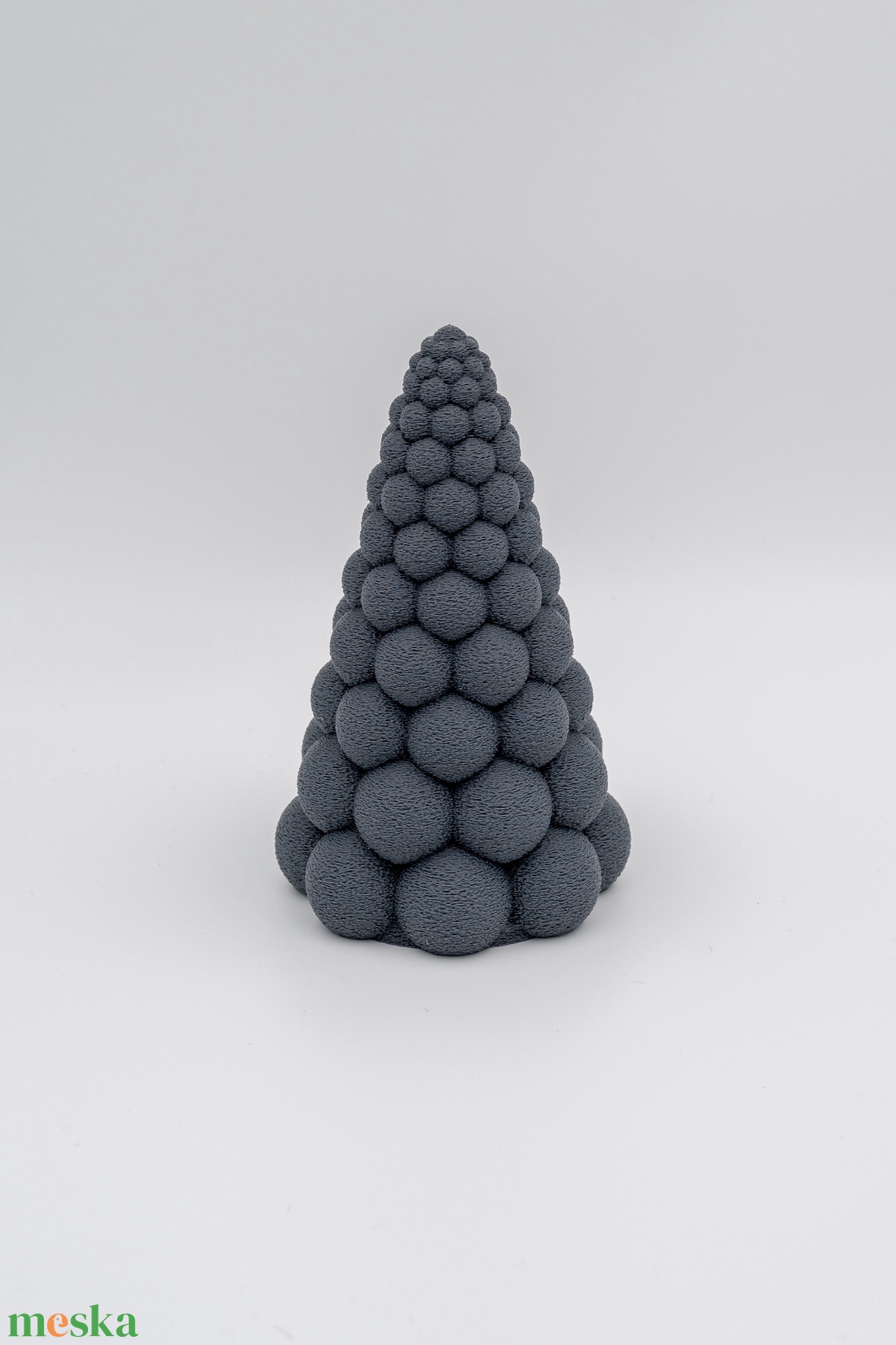 Modern érdes-buborékos karácsonyfa - LED teamécsessel - karácsony - karácsonyi lakásdekoráció - karácsonyfa, grincsfa - Meska.hu