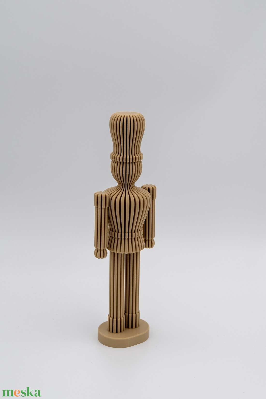 Diótörő (csíkozott) - karácsonyi dekoráció - karácsony - karácsonyi lakásdekoráció - karácsonyi manók, figurák - Meska.hu