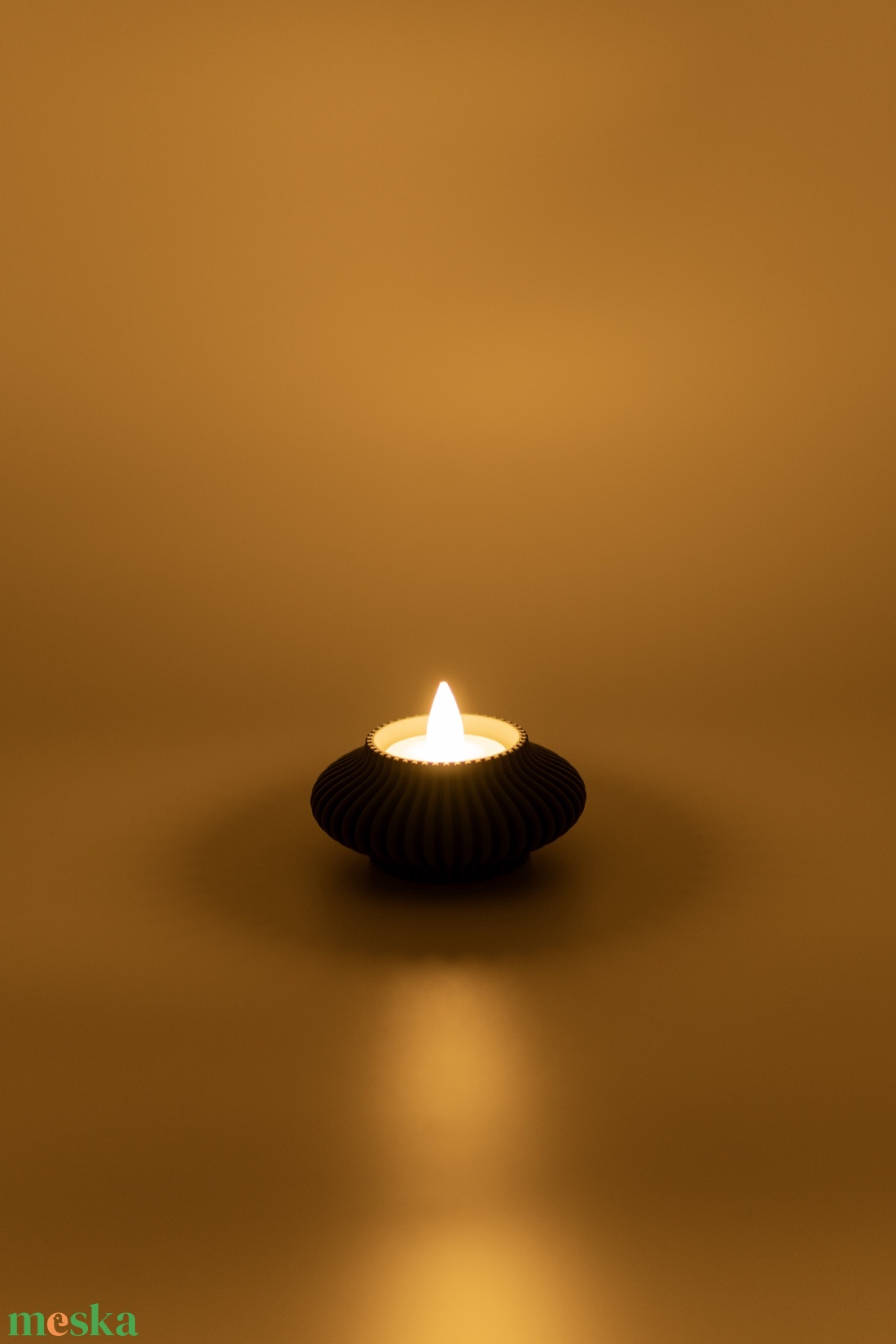 Modern LED teamécses tartó - karácsony - karácsonyi lakásdekoráció - ünnepi asztaldekoráció - Meska.hu