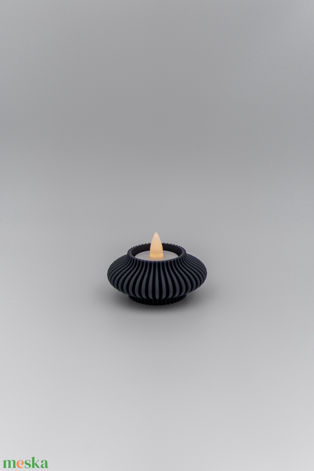 Modern LED teamécses tartó - karácsony - karácsonyi lakásdekoráció - ünnepi asztaldekoráció - Meska.hu