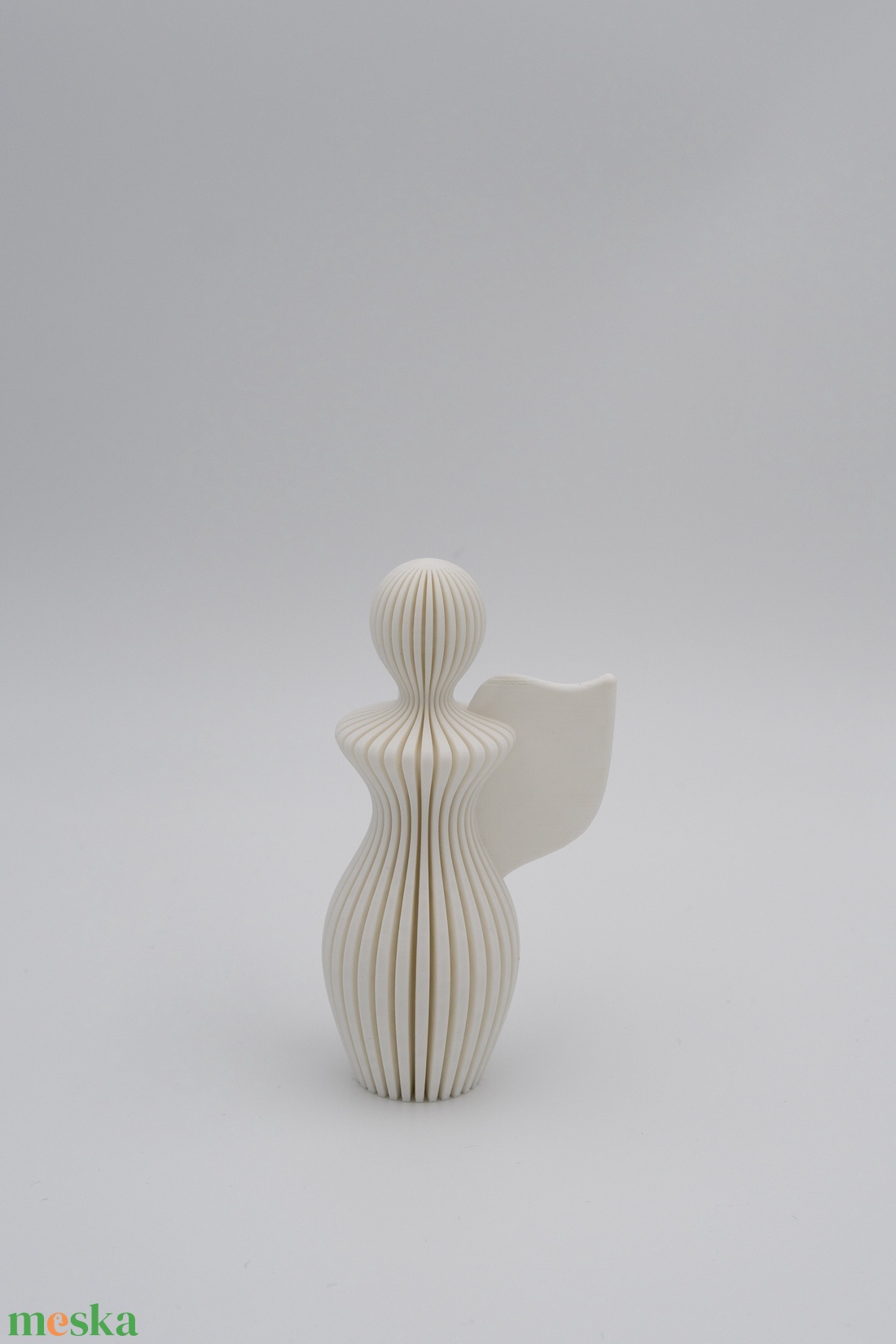 Modern csíkos angyal - karácsonyi dekoráció - karácsony - karácsonyi lakásdekoráció - karácsonyi manók, figurák - Meska.hu