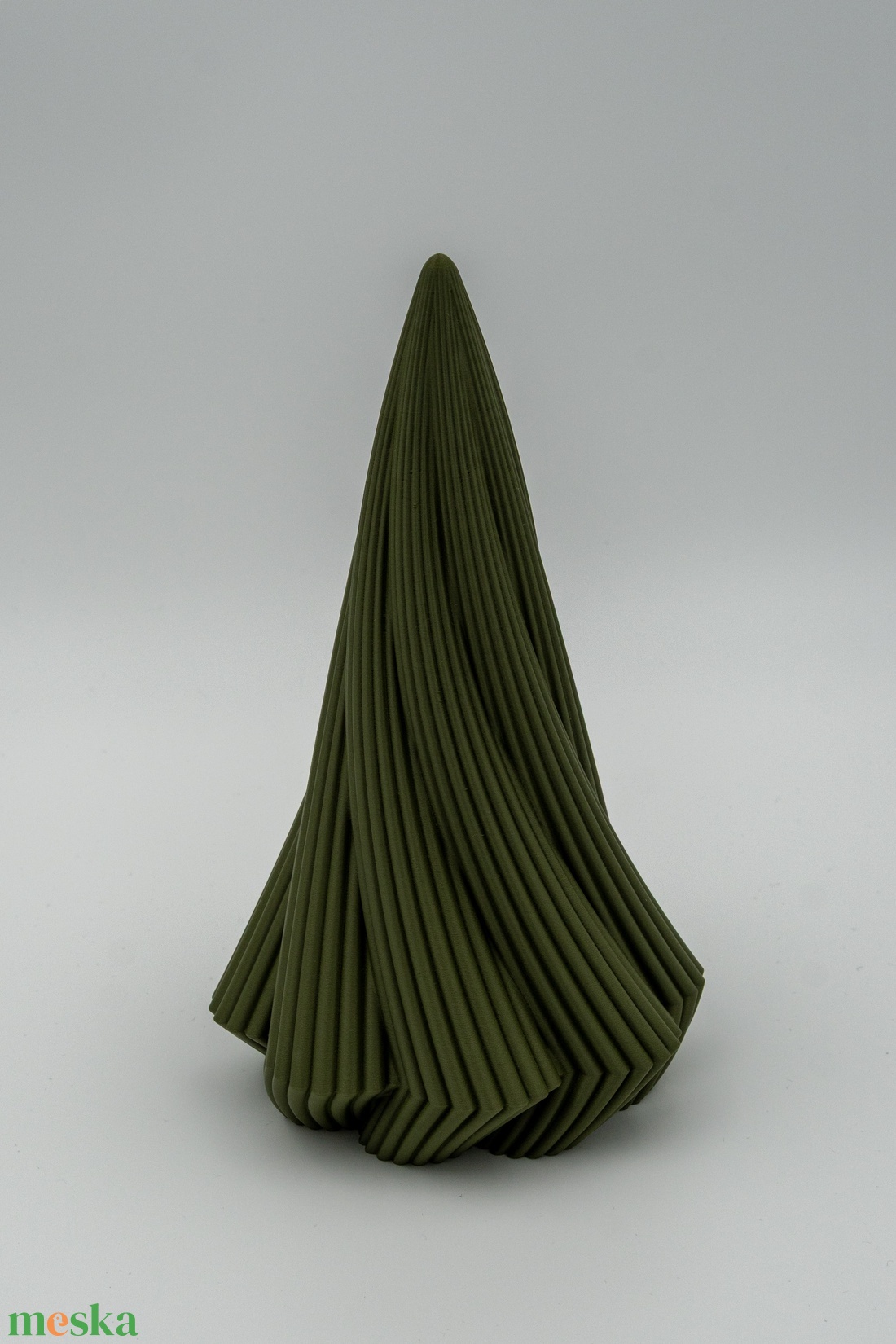 Modern csavar karácsonyfa - LED teamécsessel - karácsony - karácsonyi lakásdekoráció - karácsonyfa, grincsfa - Meska.hu