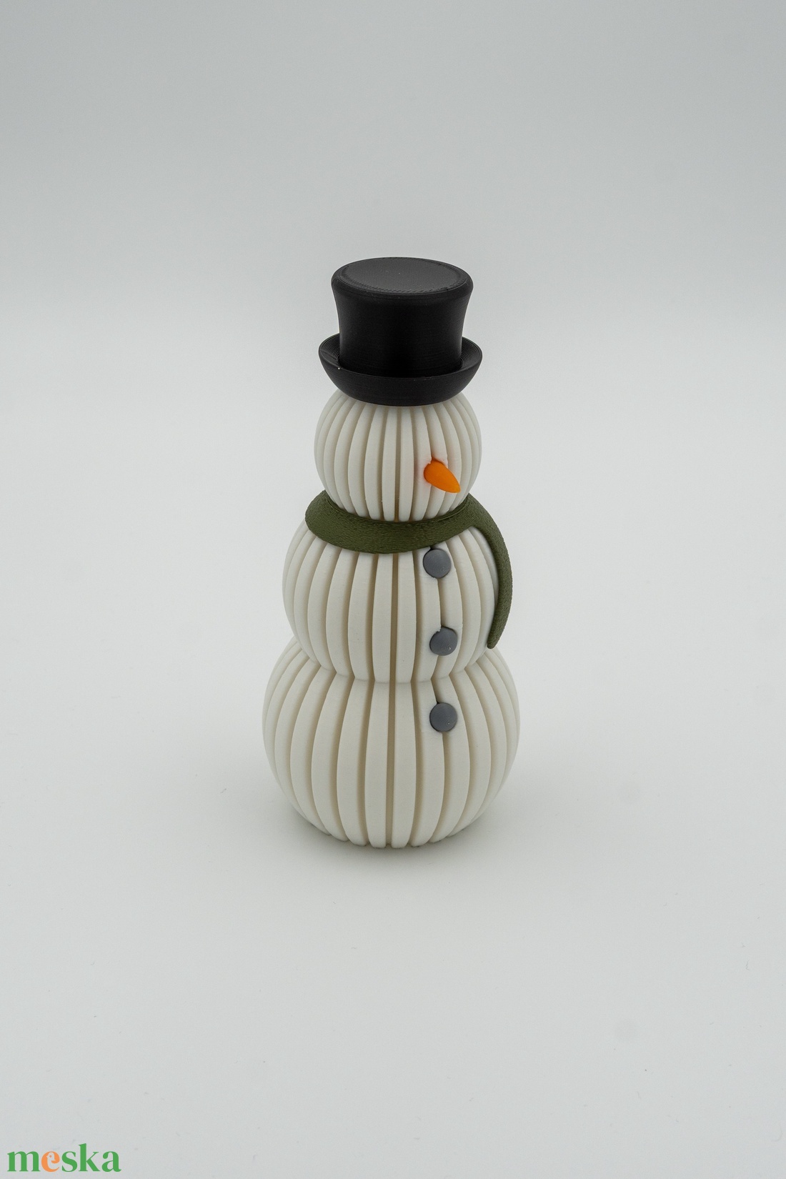 Modern Hóember - karácsonyi dekoráció/tároló - karácsony - karácsonyi lakásdekoráció - karácsonyi manók, figurák - Meska.hu