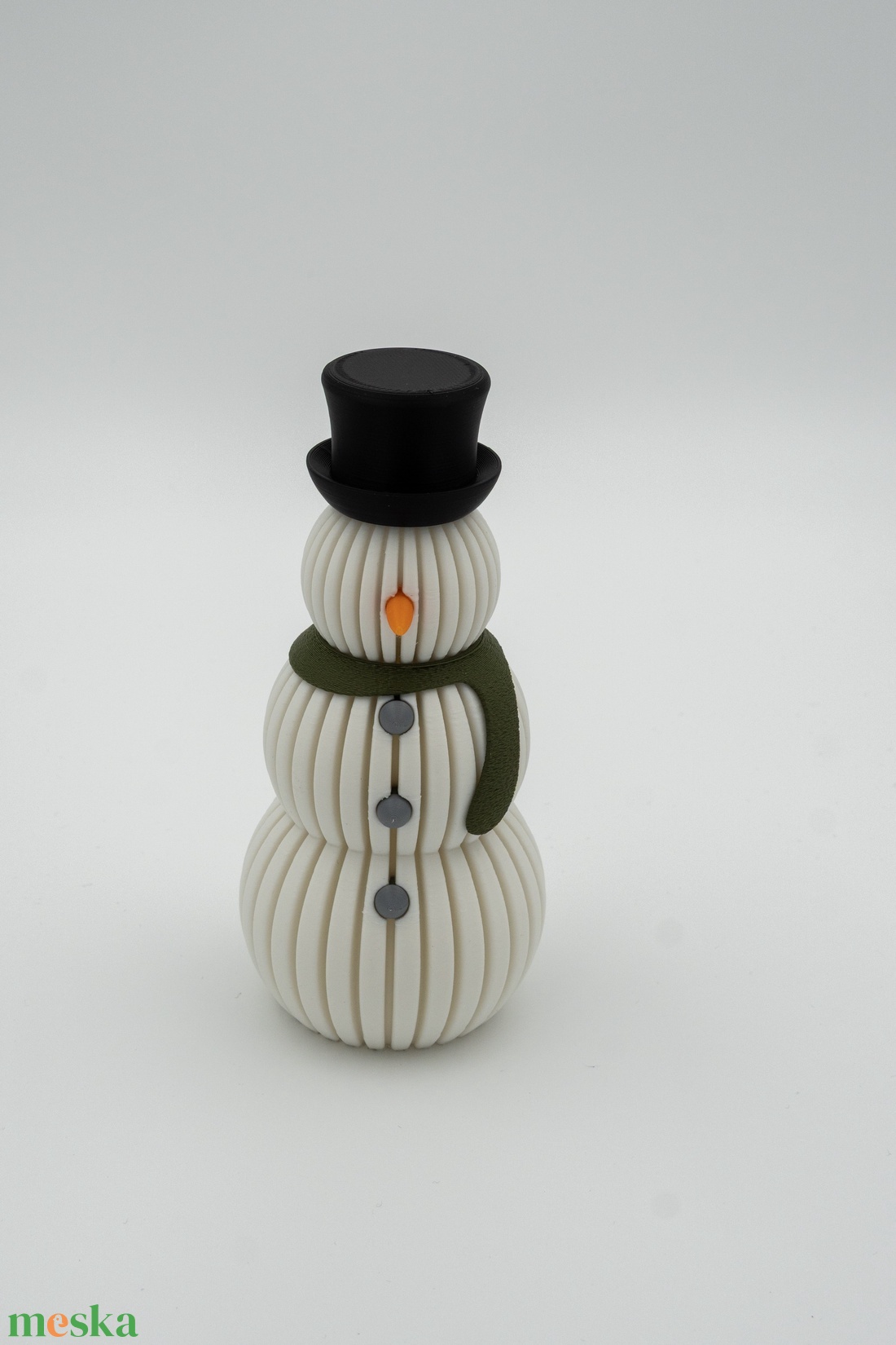 Modern Hóember - karácsonyi dekoráció/tároló - karácsony - karácsonyi lakásdekoráció - karácsonyi manók, figurák - Meska.hu