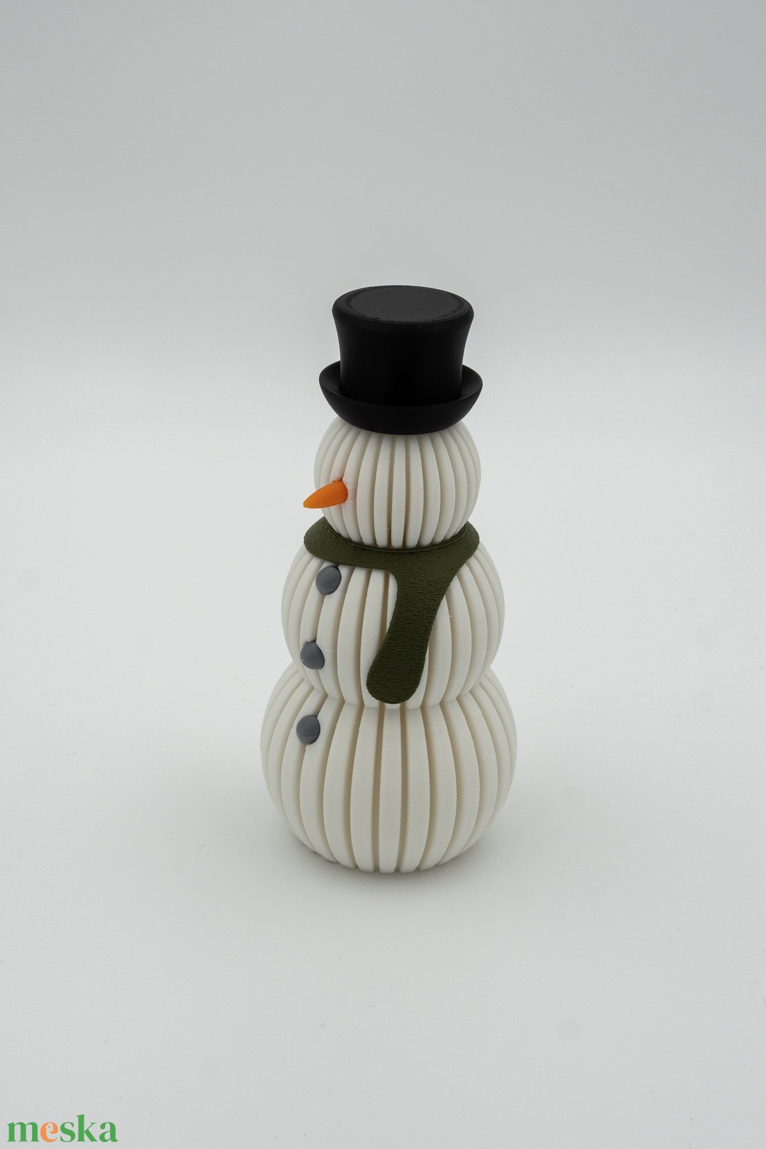 Modern Hóember - karácsonyi dekoráció/tároló - karácsony - karácsonyi lakásdekoráció - karácsonyi manók, figurák - Meska.hu