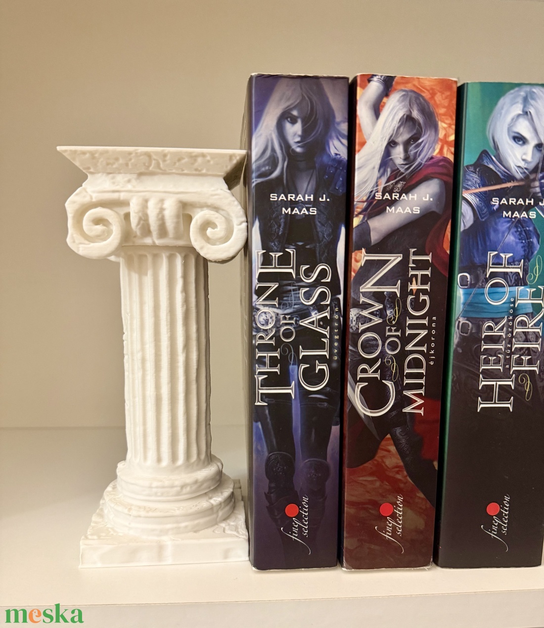 Ókori görög oszlop - könyvtámasz - otthon & életmód - dekoráció - asztal és polc dekoráció - könyvtámasz - Meska.hu