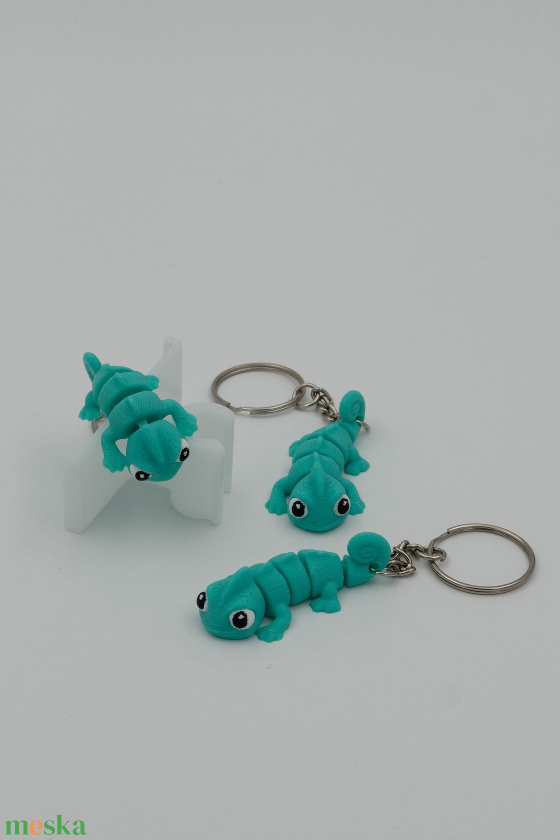 Kaméleon kulcstartó - táska & tok - kulcstartó & táskadísz - kulcstartó - Meska.hu