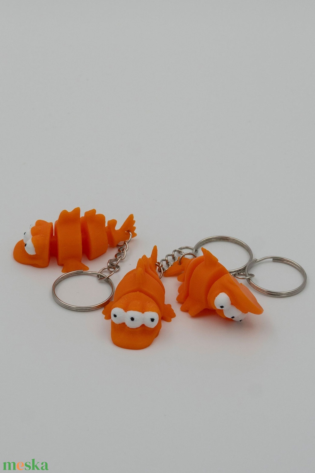 3 szemű hal kulcstartó - táska & tok - kulcstartó & táskadísz - kulcstartó - Meska.hu