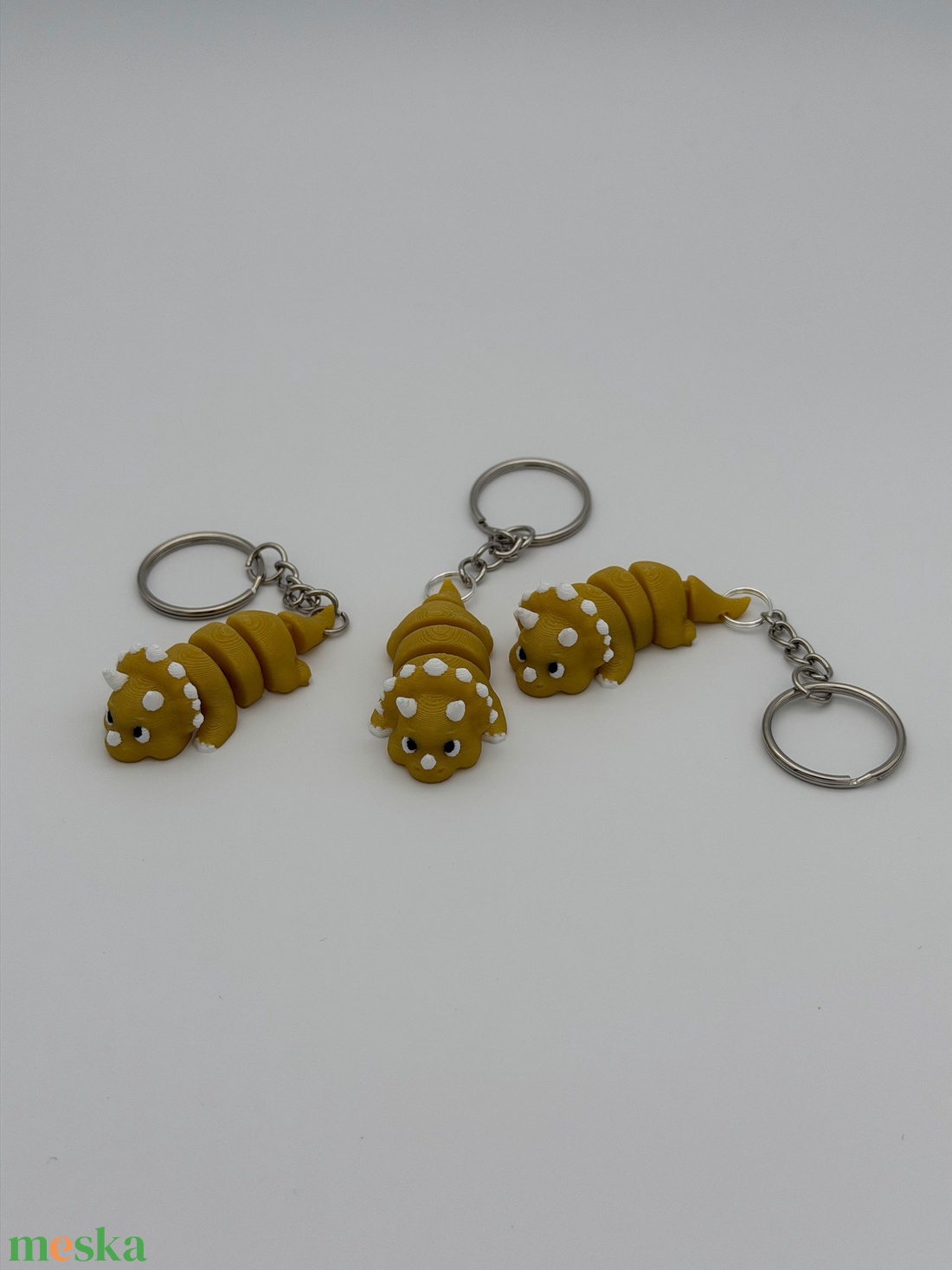 Triceratops dínós kulcstartó - táska & tok - kulcstartó & táskadísz - kulcstartó - Meska.hu