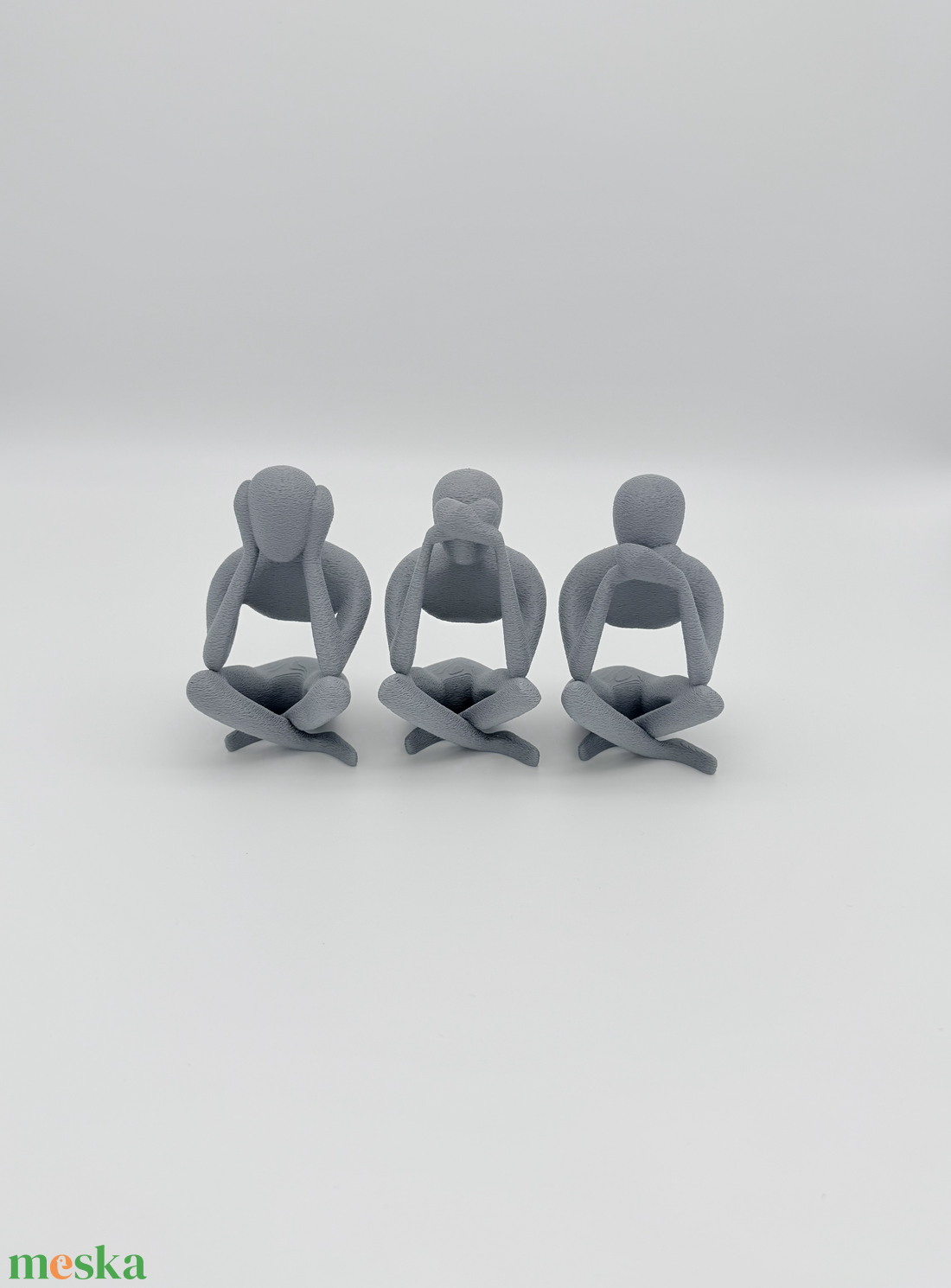 Nem látok, nem hallok, nem beszélek - szobor trió -  - Meska.hu