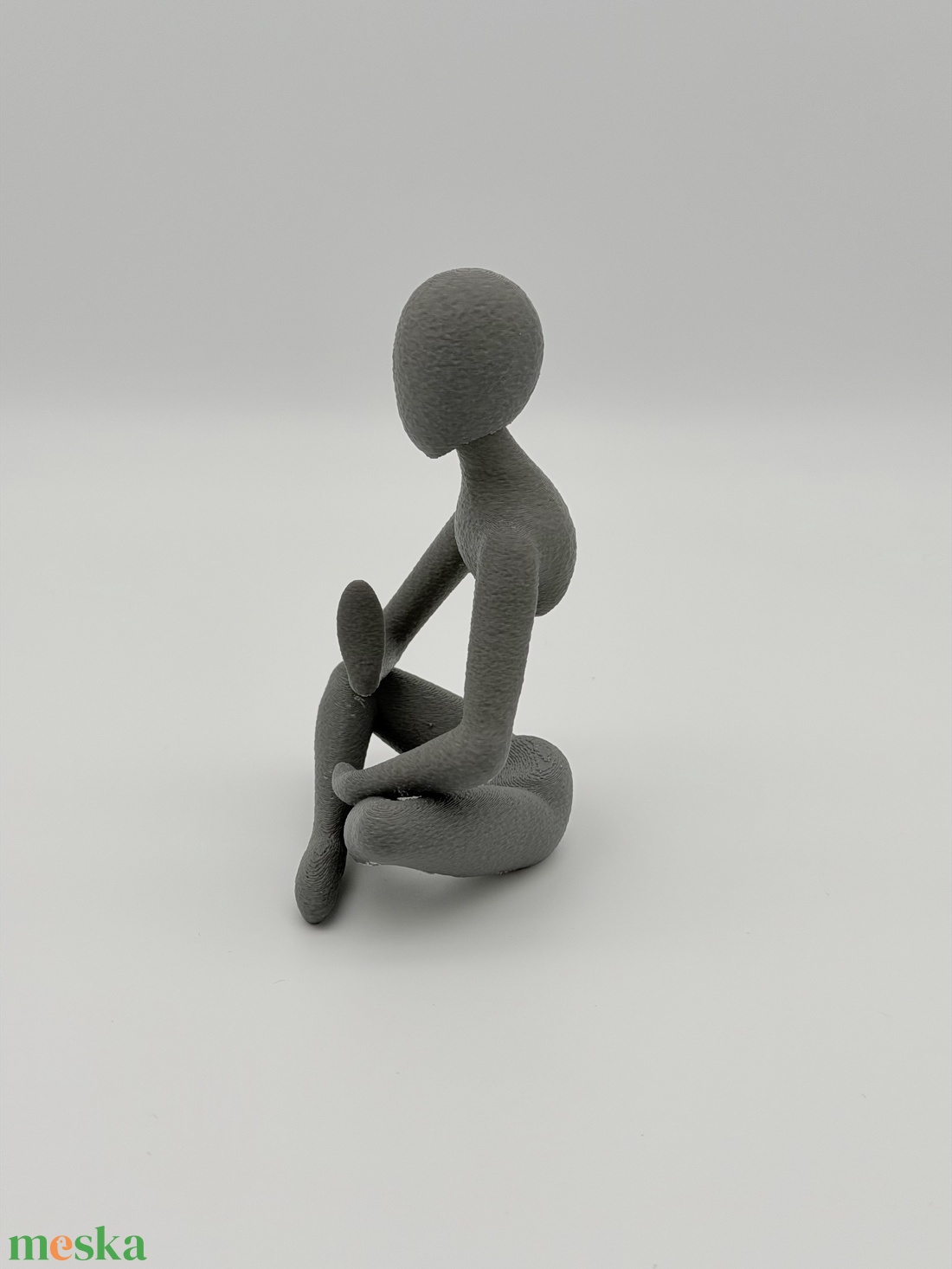 Meditáló absztrakt szobor #2 - otthon & életmód - dekoráció - asztal és polc dekoráció - asztaldísz - Meska.hu