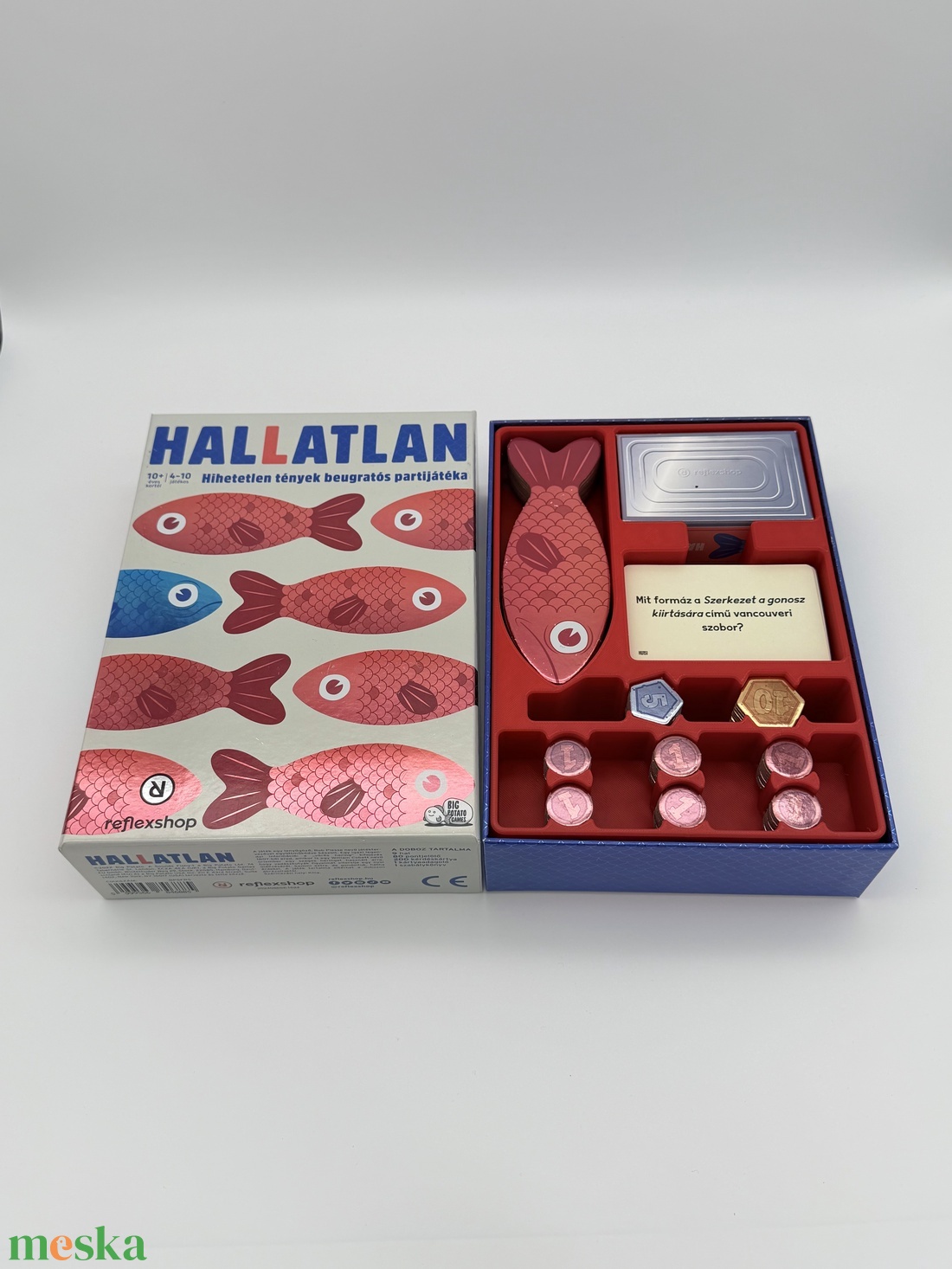 Hallatlan társasjáték insert/rendező - játék & sport - táblajáték és kártyajáték - társasjátékok - dobókocka - Meska.hu