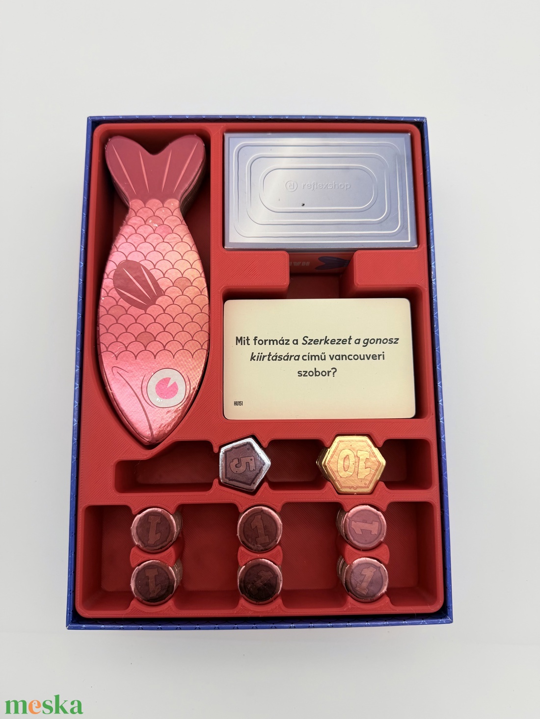 Hallatlan társasjáték insert/rendező - játék & sport - táblajáték és kártyajáték - társasjátékok - dobókocka - Meska.hu