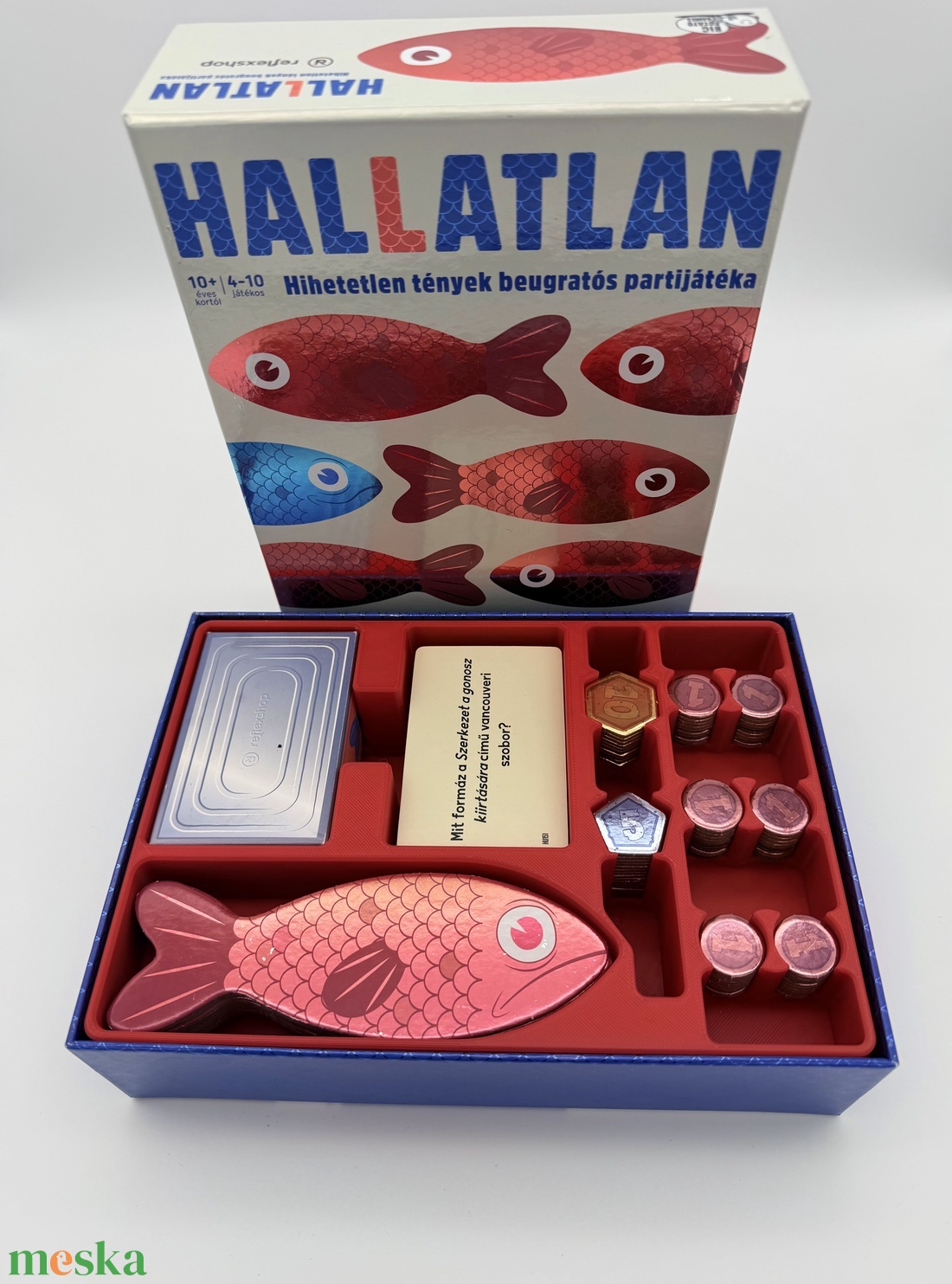 Hallatlan társasjáték insert/rendező - játék & sport - táblajáték és kártyajáték - társasjátékok - dobókocka - Meska.hu