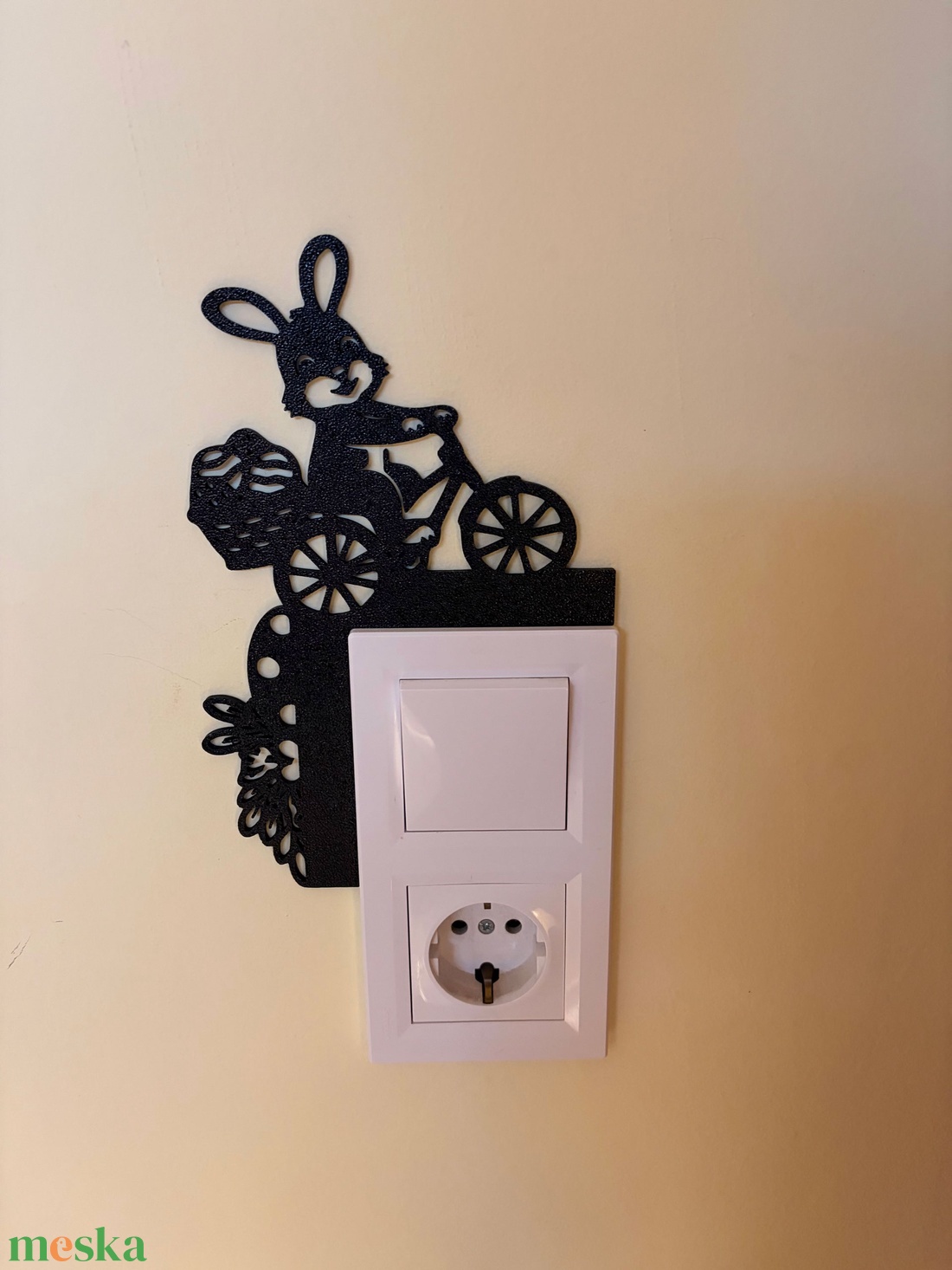 Húsvéti ajtó/kapcsoló dekoráció - otthon & életmód - dekoráció - húsvéti asztaldíszek - Meska.hu