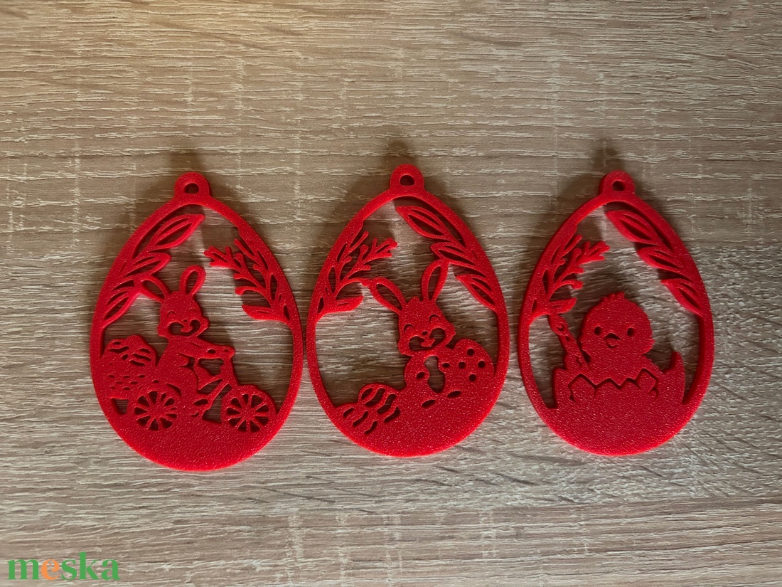 3db-os húsvéti tojásfa dekoráció pakk - ünnepi díszek, dekorációk - húsvéti díszek és dekorációk - húsvéti asztaldíszek - Meska.hu