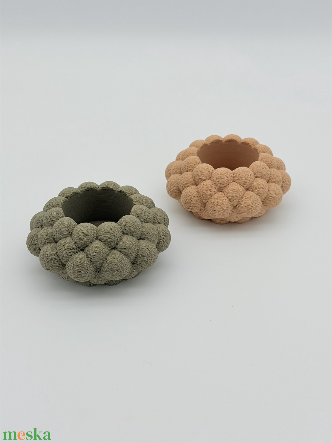 Mécsestartó - buborékos - ünnepi díszek, dekorációk - húsvéti díszek és dekorációk - húsvéti asztaldíszek - Meska.hu