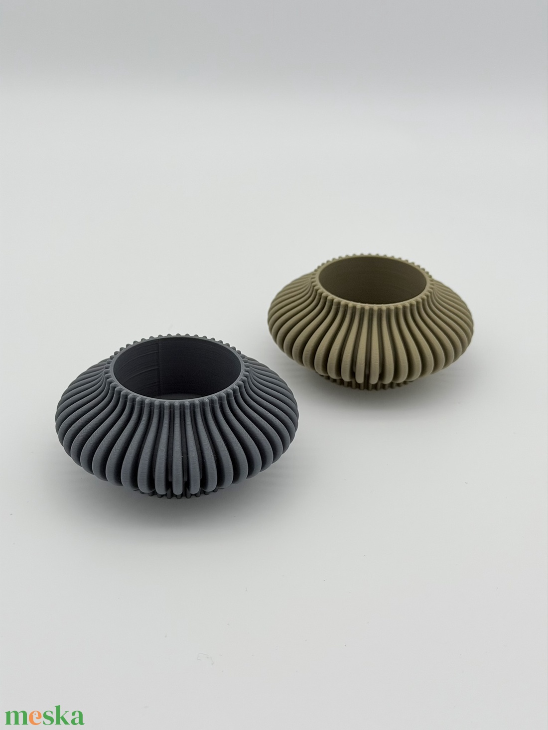 Mécsestartó - csíkos - ünnepi díszek, dekorációk - húsvéti díszek és dekorációk - húsvéti asztaldíszek - Meska.hu