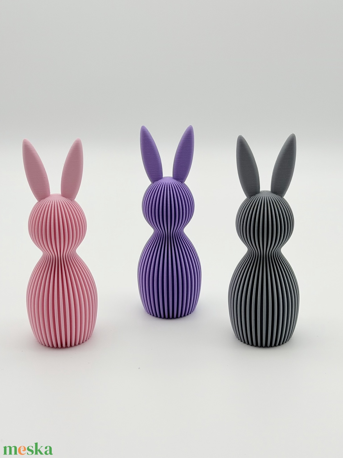 Nyuszi alakú húsvéti dekoráció - ünnepi díszek, dekorációk - húsvéti díszek és dekorációk - húsvéti asztaldíszek - Meska.hu