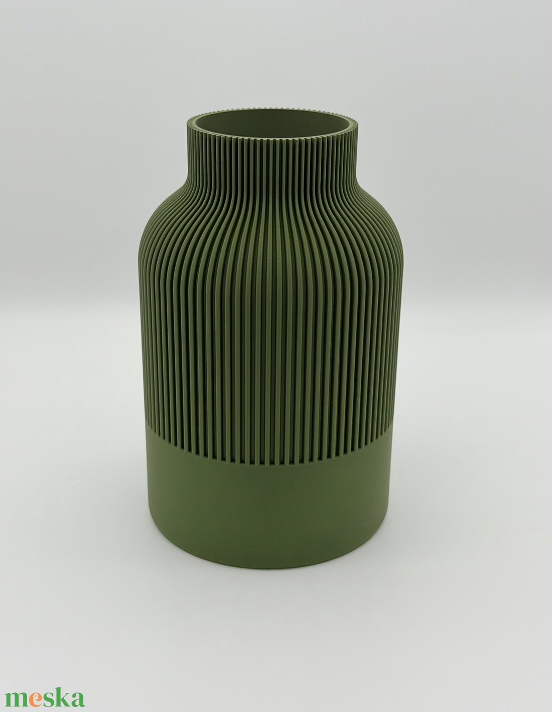 Csíkos beltéri nagy váza - ünnepi díszek, dekorációk - húsvéti díszek és dekorációk - húsvéti asztaldíszek - Meska.hu