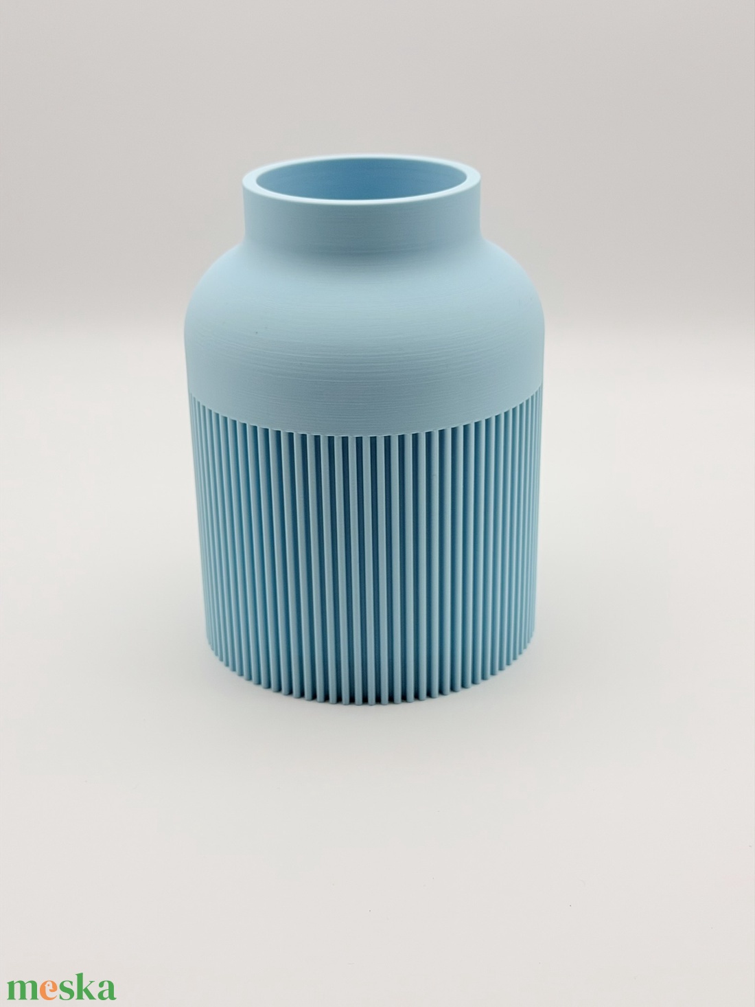 Csíkos beltéri kicsi váza  - ünnepi díszek, dekorációk - húsvéti díszek és dekorációk - húsvéti asztaldíszek - Meska.hu