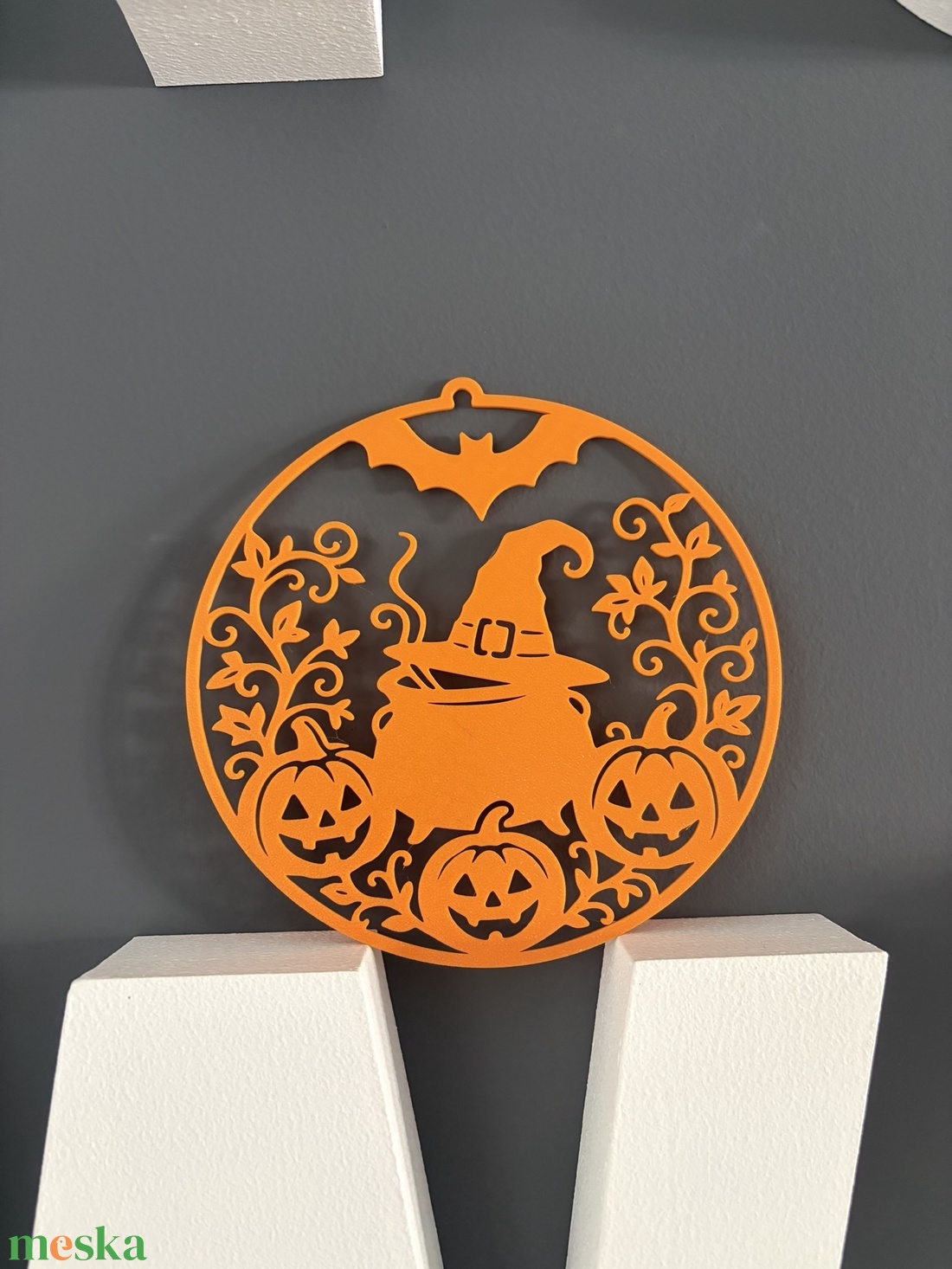 Halloween felakaszható dekorációk - otthon & életmód - dekoráció - halloween - halloweeni ajtódíszek és ablakdíszek - Meska.hu