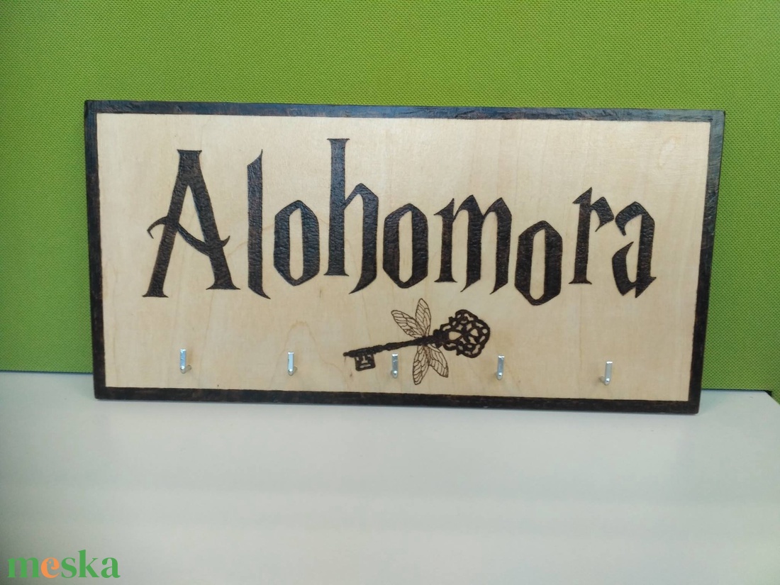 Alohomora Fali kulcstartó fából - otthon & életmód - dekoráció - fali és függő dekoráció - fali kulcstartó - Meska.hu Alohomora Fali kulcstartó fából - otthon & életmód - dekoráció - fali és függő dekoráció - fali kulcstartó - Meska.hu