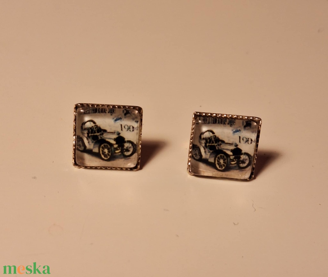 Fülbevaló - vintage hatású képpel - automobil - ékszer - fülbevaló - pötty fülbevaló - Meska.hu Fülbevaló - vintage hatású képpel - automobil - ékszer - fülbevaló - pötty fülbevaló - Meska.hu