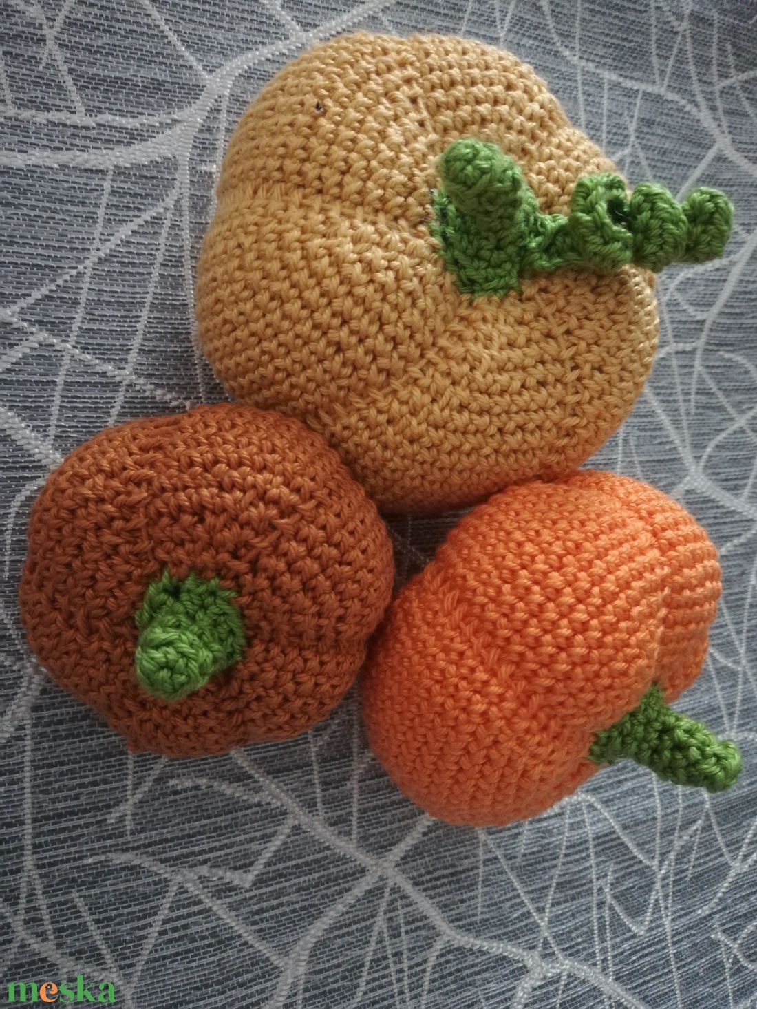 Horgolt tök - otthon & életmód - dekoráció - halloween - halloweeni tök - Meska.hu Horgolt tök - otthon & életmód - dekoráció - halloween - halloweeni tök - Meska.hu
