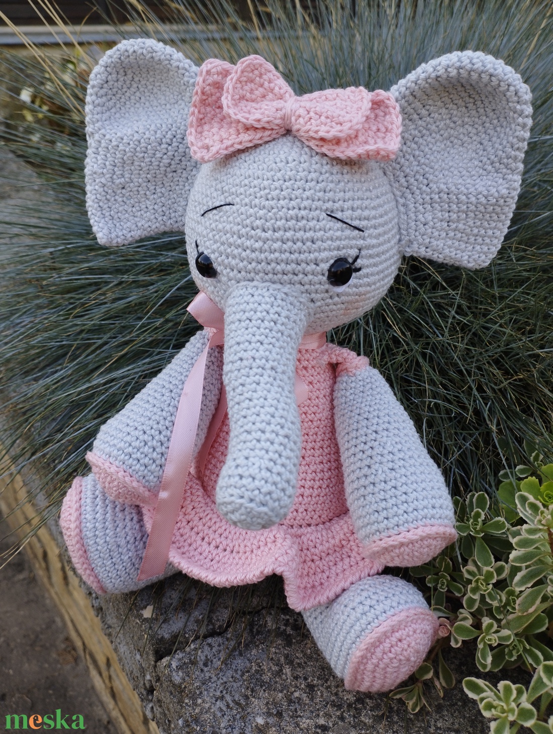 Amigurumi horgolt elefánt - játék & sport - plüssállat & játékfigura - elefánt - Meska.hu Amigurumi horgolt elefánt - játék & sport - plüssállat & játékfigura - elefánt - Meska.hu