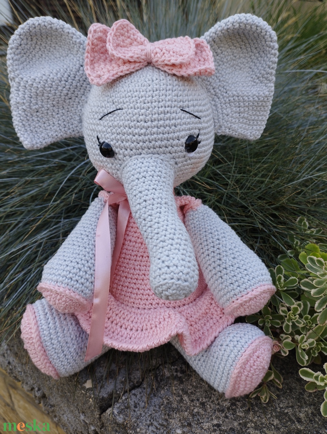 Amigurumi horgolt elefánt - játék & sport - plüssállat & játékfigura - elefánt - Meska.hu Amigurumi horgolt elefánt - játék & sport - plüssállat & játékfigura - elefánt - Meska.hu