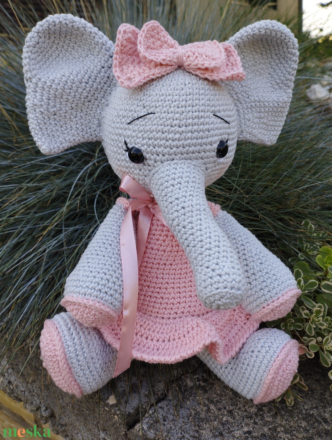 Amigurumi horgolt elefánt - játék & sport - plüssállat & játékfigura - elefánt - Meska.hu Amigurumi horgolt elefánt - játék & sport - plüssállat & játékfigura - elefánt - Meska.hu