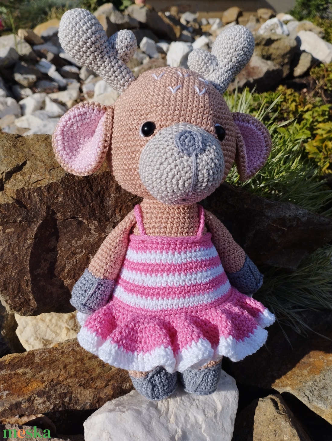 Horgolt őzike-amigurumi - játék & sport - plüssállat & játékfigura - más figura - Meska.hu Horgolt őzike-amigurumi - játék & sport - plüssállat & játékfigura - más figura - Meska.hu