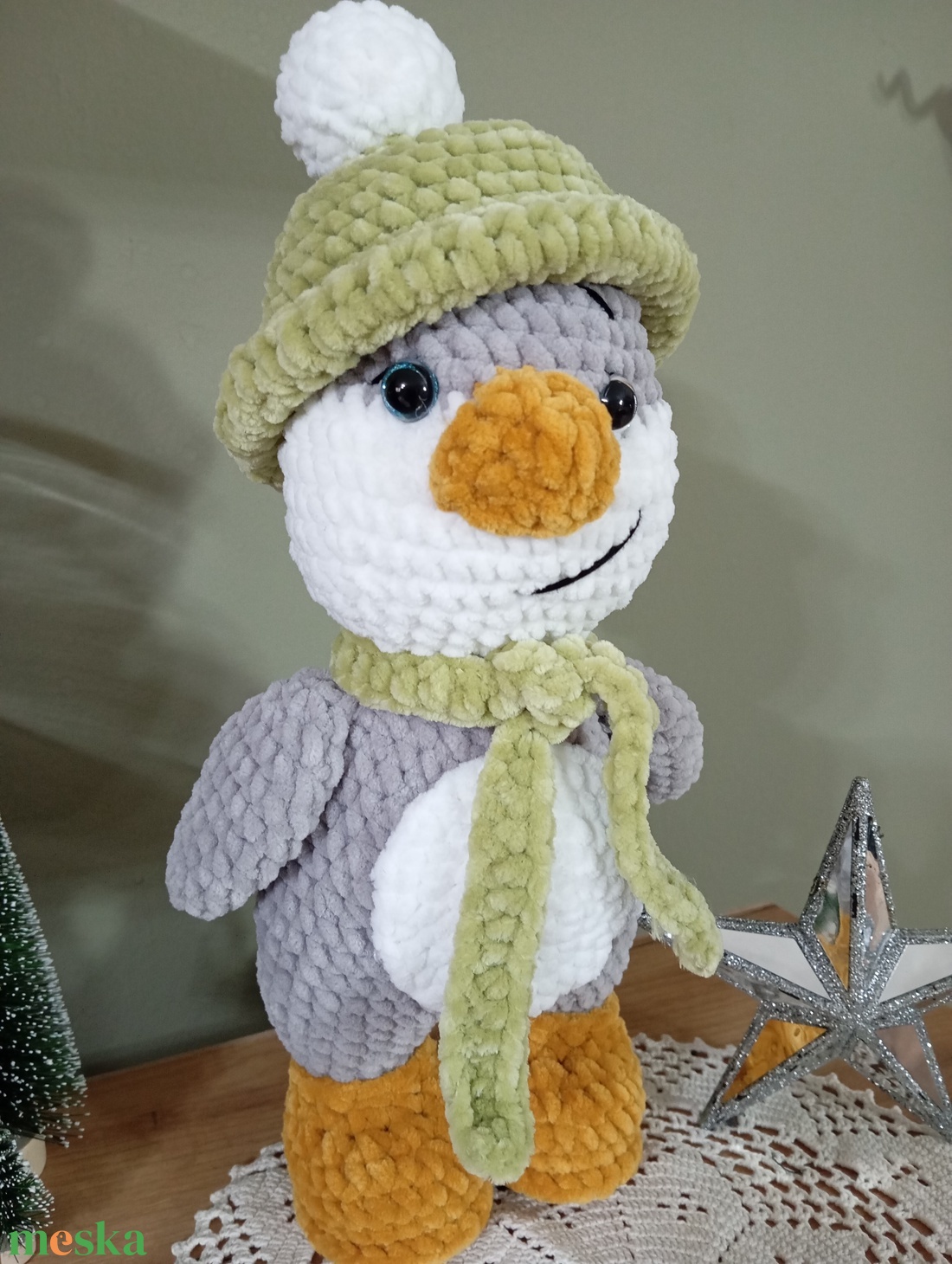 Horgolt pingvin - játék & sport - plüssállat & játékfigura - más figura - Meska.hu