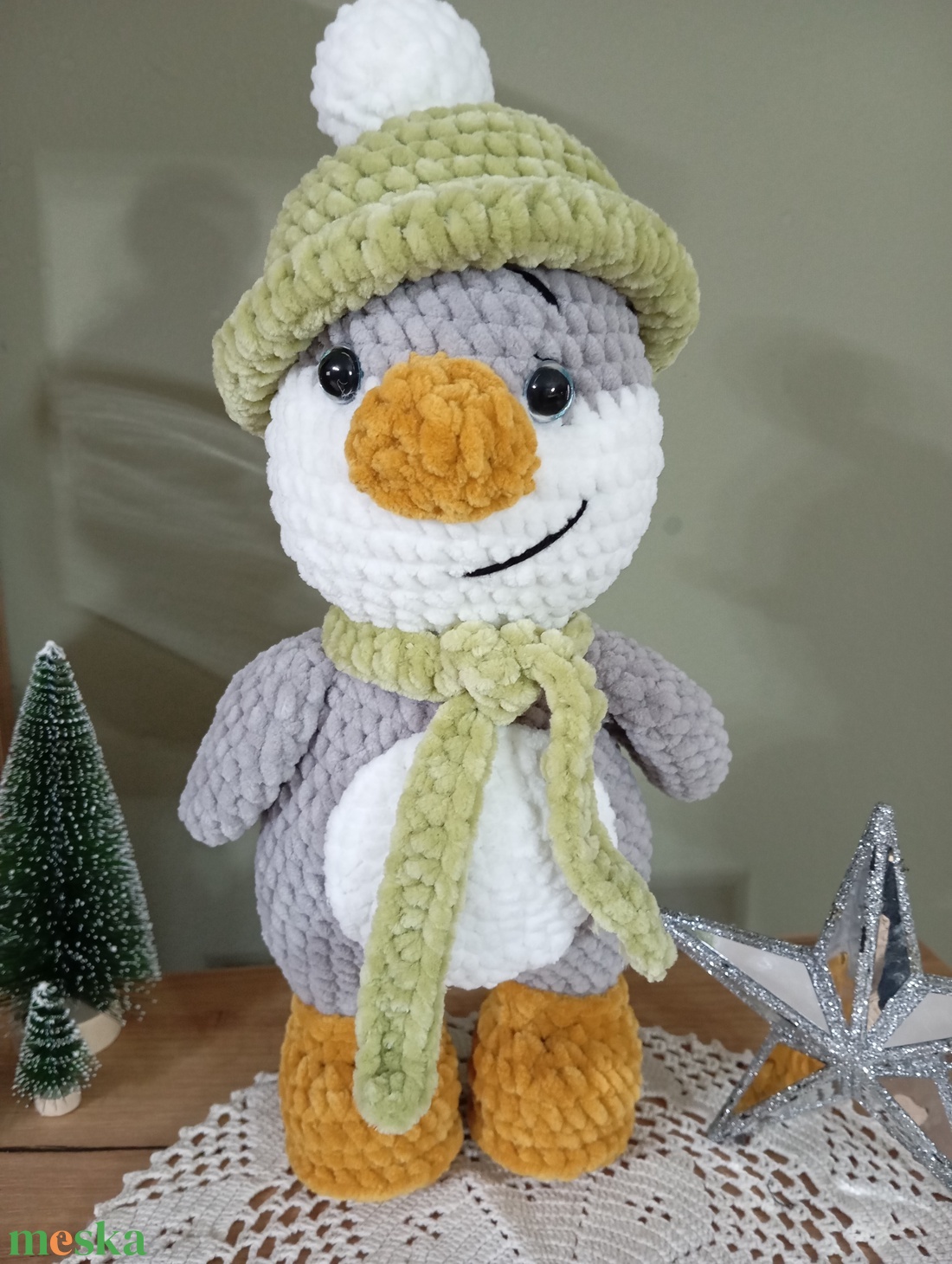 Horgolt pingvin - játék & sport - plüssállat & játékfigura - más figura - Meska.hu