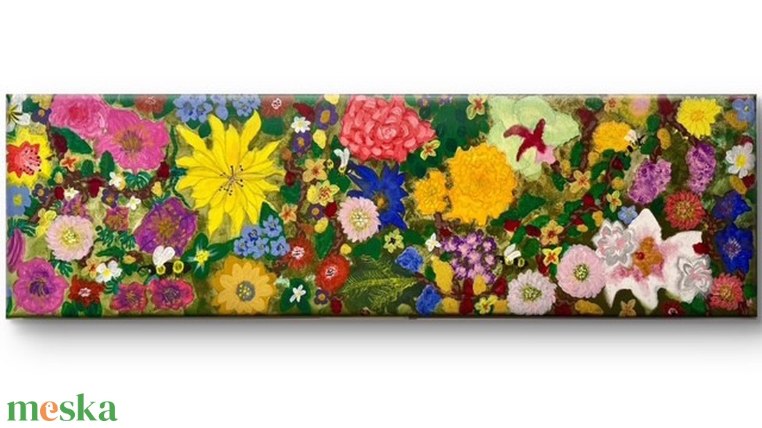 Floral Riot - művészet - festmény - festmény vegyes technika - Meska.hu