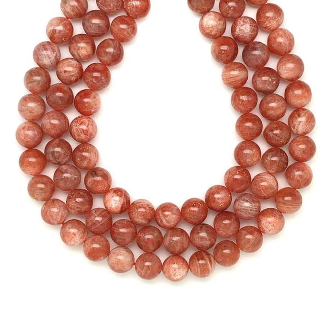 Napkő golyó 10-11mm  ékszerkészítő alapanyag (füzér) - kellékek & szerszámok - ásvány alapanyag - ásványfüzér - Meska.hu