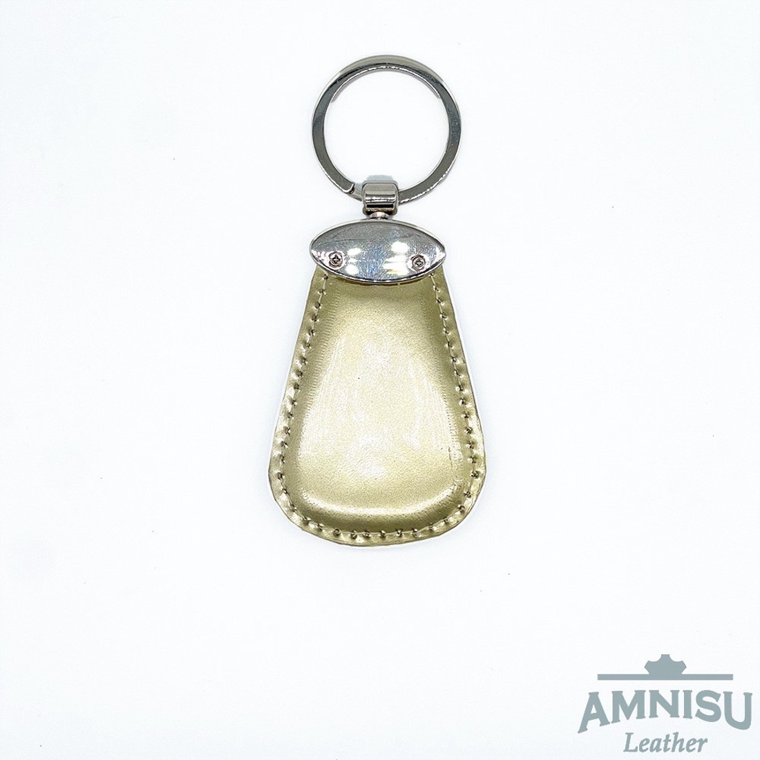 Arany lakk csepp alakú swarovski köves bőr kulcstartó H2008OK - táska & tok - kulcstartó & táskadísz - kulcstartó - Meska.hu