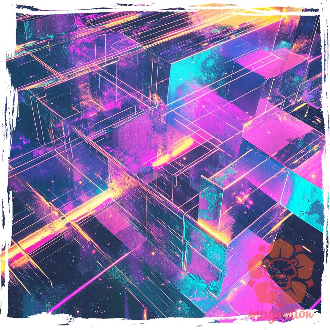 Vaporwave v5 - ruha & divat - férfi ruha - férfi pulóver - Meska.hu
