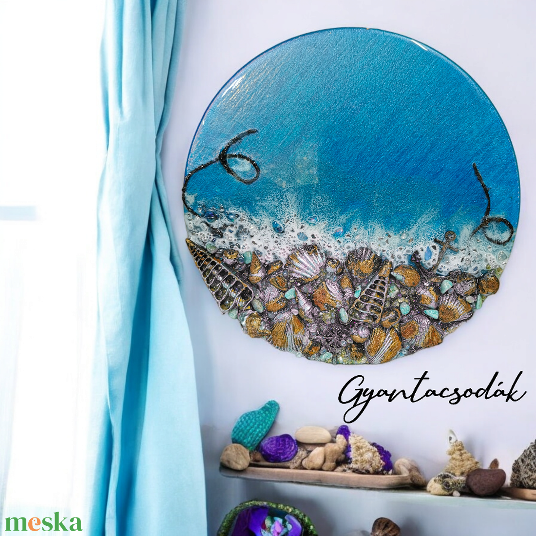 EPOXI GYANTA FALIKÉP - SELLŐK PARTJA - 30CM - GYANTACSODÁK - otthon & életmód - dekoráció - kép & falikép - 3d képek - Meska.hu EPOXI GYANTA FALIKÉP - SELLŐK PARTJA - 30CM - GYANTACSODÁK - otthon & életmód - dekoráció - kép & falikép - 3d képek - Meska.hu