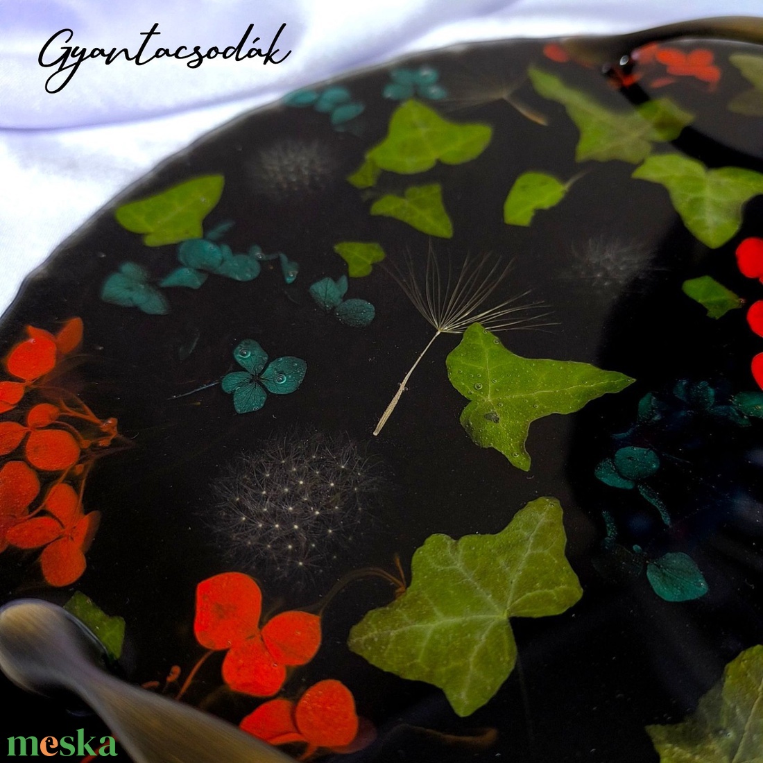 EPOXI GYANTA TÁLCA - SILVARA - 29x25CM - GYANTACSODÁK - otthon & életmód - konyhafelszerelés, tálalás - tálalás - tálca - Meska.hu EPOXI GYANTA TÁLCA - SILVARA - 29x25CM - GYANTACSODÁK - otthon & életmód - konyhafelszerelés, tálalás - tálalás - tálca - Meska.hu