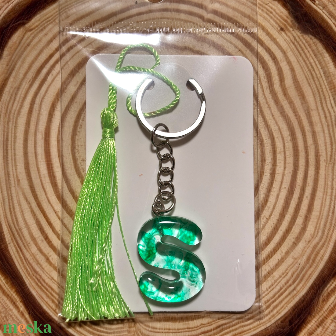 Személyre szabott betűs kulcstartó - táska & tok - kulcstartó & táskadísz - kulcstartó - Meska.hu