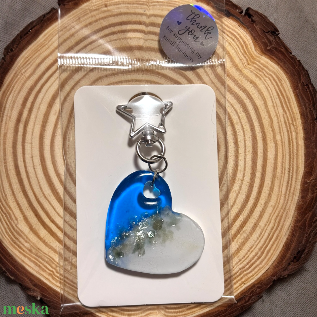 Szíves csillogó kulcstartók - táska & tok - kulcstartó & táskadísz - kulcstartó - Meska.hu